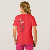 T-shirt chemise rouge (Dos entier)