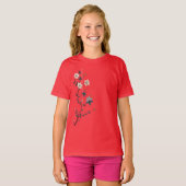 T-shirt chemise rouge (Devant entier)
