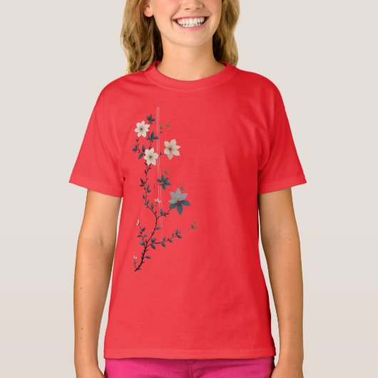 T-shirt chemise rouge (Devant)
