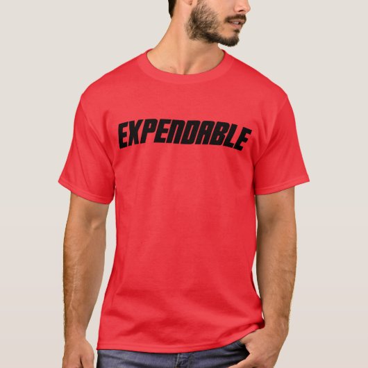 T-shirt Chemise rouge consommable (Devant)