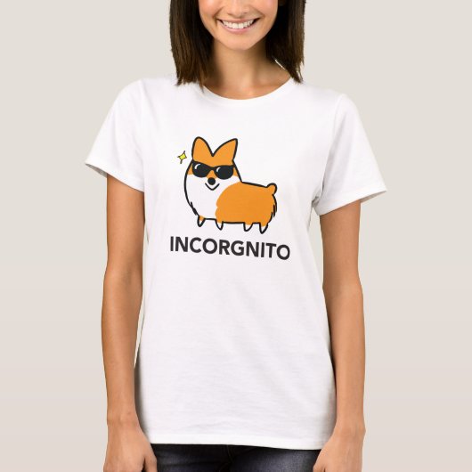 T-shirt Chemise rouge | CorgiThings d'Incorgnito (Devant)