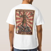 T-shirt Chemise rouge d'armée de Blok (Dos)