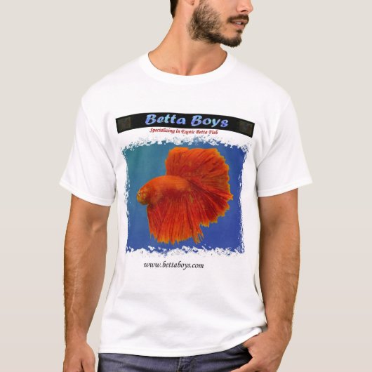 T-shirt Chemise rouge de Betta de demi-lune par des (Devant)