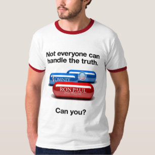 T-shirt Chemise rouge de pilule de Ron Paul