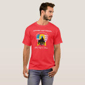 T-shirt Chemise rouge de vendredi - rappelez-vous chacun (Devant entier)