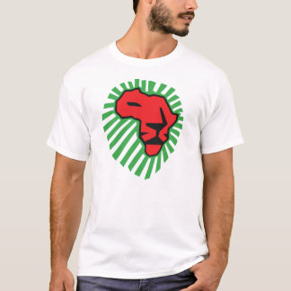 T-shirt Chemise rouge de Waka Waka Afrique de crinière de