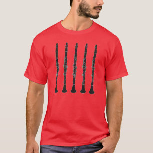 T-shirt Chemise rouge des cinq Clarinets