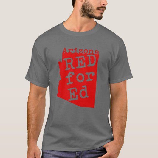 T-shirt Chemise rouge pour Ed (Devant)
