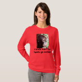 T-shirt Chemise rouge pour les singes rouges (Devant entier)