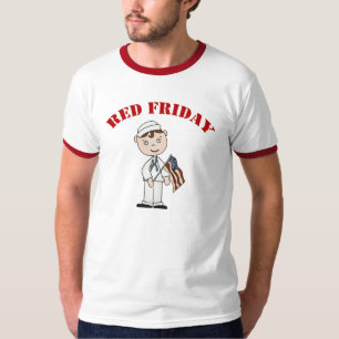 T-shirt Chemise rouge Vendredi