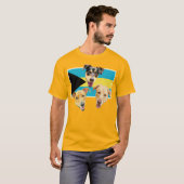 T-shirt Chemise Royal Bahamian Potcakes 2 (Devant entier)
