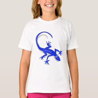 T-shirt chemise royal bleu lézard