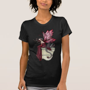 T-shirt Chemise Ruby Red Fairy et Dragon