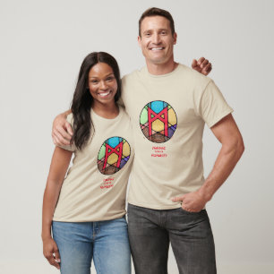 T-shirt Chemise Rune Art Nouveau Mannaz - Humanité
