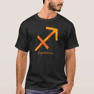 T-shirt Chemise Sagittarius Mens - Noir