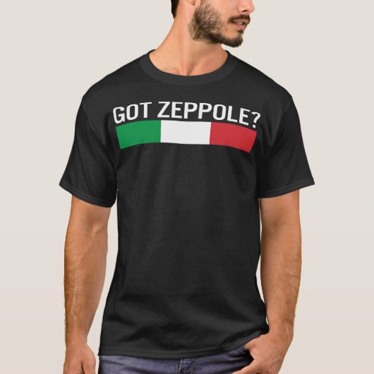 T-shirt Chemise Saint-Joseph, Drapeau de Zeppole Italie (Devant)