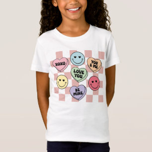 T-Shirt Chemise Saint Valentin Coeur de bonbons, Coeur de