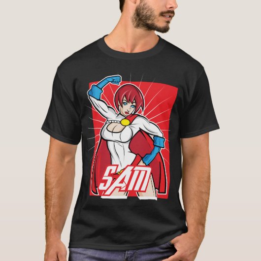 T-shirt Chemise SAM I AM (Devant)