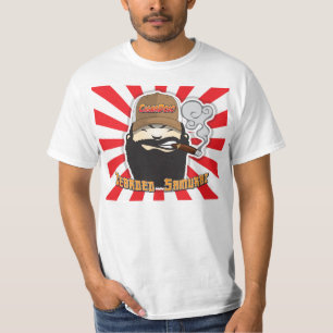 T-shirt Chemise samouraï barbue de Dojo de cigare