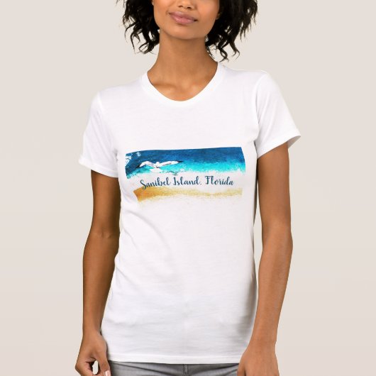 T-shirt Chemise Sanibel Island Florida (Devant)
