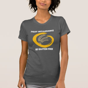 T-shirt Chemise sans gluten Lutter contre l'intolérance So