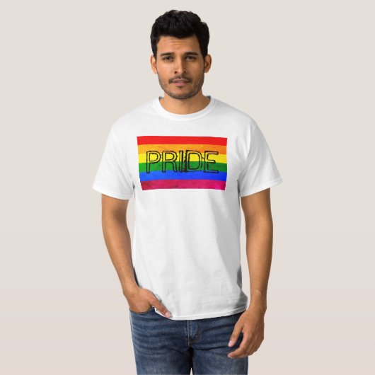 T-shirt Chemise sans manches Rainbow Pride (Devant entier)