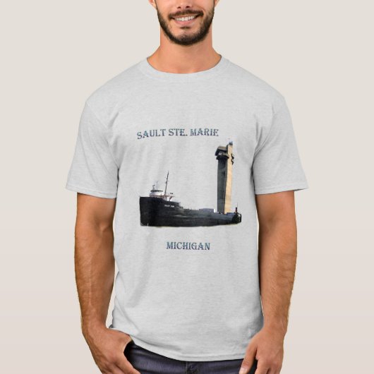 T-shirt Chemise Sault Ste Marie Michigan (Devant)
