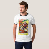 T-shirt Chemise Sci Fi MONSTER 3D ROBOT MOON (Devant entier)