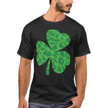 Chemise Shamrock léopard de la Saint-Patrick - Che