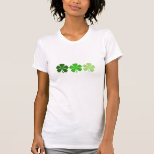 T-shirt Chemise Shamrock MInimal Jour de la Saint Patrick