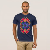T-shirt Chemise Shapez Psysharp (Devant entier)