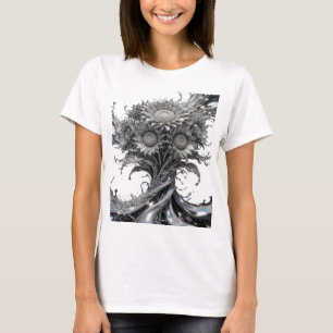 T-shirt Chemise Sharp Silver WATER FLOWERS Design