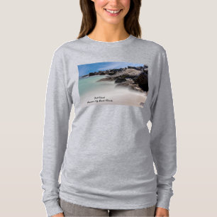 T-shirt Chemise Shell Island Rocks And Waves à manches lon