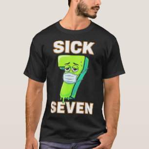 T-shirt Chemise Sick Seven Meme Tee Six Seven Amusement Je