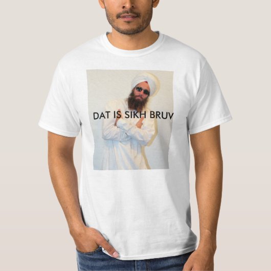 T-shirt Chemise sikhe drôle (Devant)