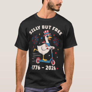 T-shirt Chemise Silly Goose 4 juillet Drôle quatrième juil