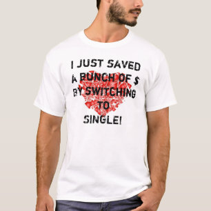 T-shirt Chemise simple de jour de Valentines