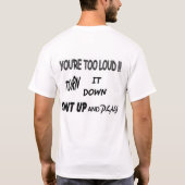 T-shirt Chemise simple de lumière de cannelure (Dos)