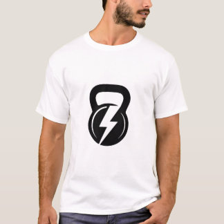 T-shirt Chemise Simple Kettlebell Fitness Symbole