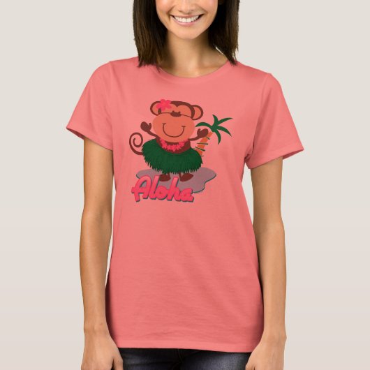 T-shirt Chemise singe Aloha (Devant)