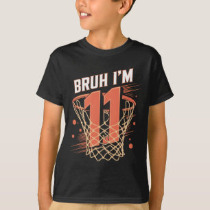 T-shirt Chemise Sketll 11e anniversaire pour garçons de 11