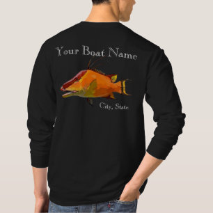 T-shirt Chemise Snapper de Hogfish avec votre nom de batea