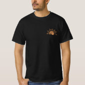 T-shirt chemise "soleil sel sable" (Devant)
