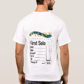 T-shirt Chemise solo du pilote étudiant (Dos)