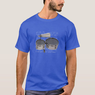 T-shirt Chemise (sombre) Timbales & cowbell (Choisissez vo