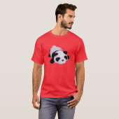 T-shirt Chemise somnolente de panda (Devant entier)