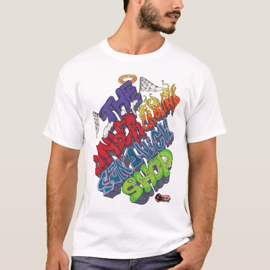 T-shirt Chemise souterraine de graffiti (Devant)