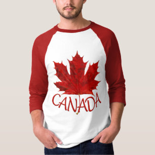 T-shirt Chemise Souvenirs du Drapeau du Canada pour hommes
