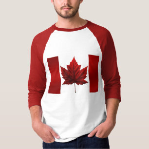 T-shirt Chemise Souvenirs du Drapeau du Canada pour hommes
