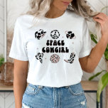 T-shirt Chemise Space Cowgirl Bachelorette Party<br><div class="desc">Voici une chemise disco cowgirl sur le thème "cowgirl spatiale". Modifier TOUTES les couleurs pour rendre cet espace cowgirl s'adapter à vos besoins d'évènement   style personnel. Sélectionnez "personnaliser davantage" dans les options du menu pour effectuer ces changements :)</div>